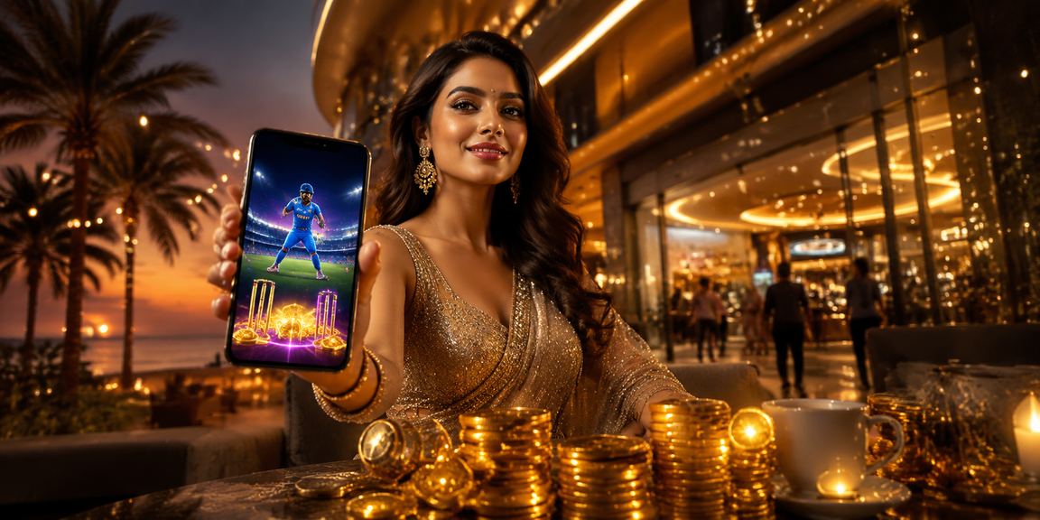 Cricket betting scene at Goa beach with rupee currency